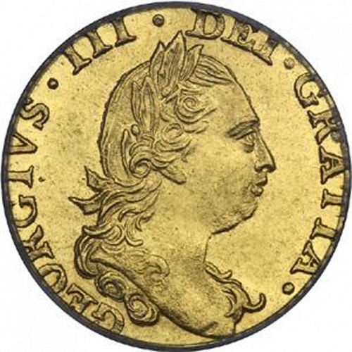 Half Guinea Obverse Image minted in UNITED KINGDOM in 1779 (1760-20 - George III)  - The Coin Database
