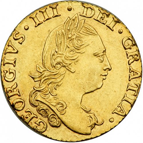 Half Guinea Obverse Image minted in UNITED KINGDOM in 1781 (1760-20 - George III)  - The Coin Database