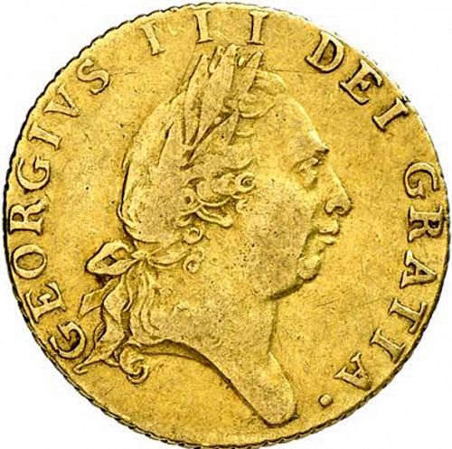 Half Guinea Obverse Image minted in UNITED KINGDOM in 1787 (1760-20 - George III)  - The Coin Database