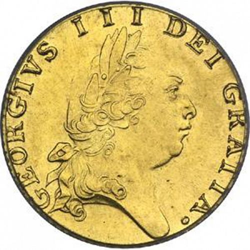 Half Guinea Obverse Image minted in UNITED KINGDOM in 1794 (1760-20 - George III)  - The Coin Database