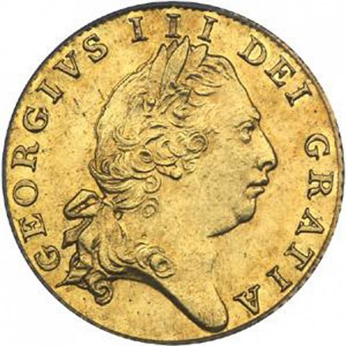 Half Guinea Obverse Image minted in UNITED KINGDOM in 1801 (1760-20 - George III)  - The Coin Database