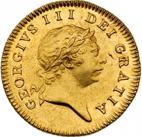Half Guinea Obverse Image minted in UNITED KINGDOM in 1804 (1760-20 - George III)  - The Coin Database