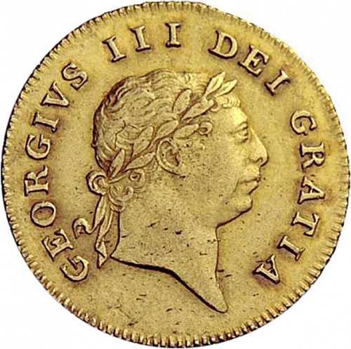 Half Guinea Obverse Image minted in UNITED KINGDOM in 1806 (1760-20 - George III)  - The Coin Database