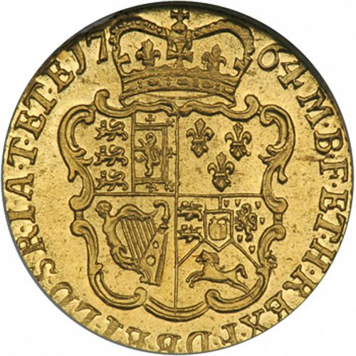 Half Guinea Reverse Image minted in UNITED KINGDOM in 1764 (1760-20 - George III)  - The Coin Database