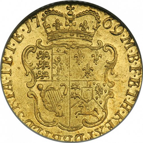 Half Guinea Reverse Image minted in UNITED KINGDOM in 1769 (1760-20 - George III)  - The Coin Database