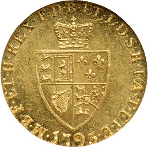 Half Guinea Reverse Image minted in UNITED KINGDOM in 1793 (1760-20 - George III)  - The Coin Database