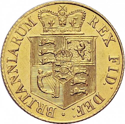 Half Sovereign Reverse Image minted in UNITED KINGDOM in 1817 (1760-20 - George III - New coinage)  - The Coin Database