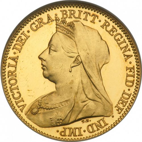 Half Sovereign Obverse Image minted in UNITED KINGDOM in 1893 (1837-01  -  Victoria)  - The Coin Database