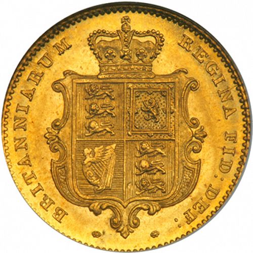 Half Sovereign Reverse Image minted in UNITED KINGDOM in 1838 (1837-01  -  Victoria)  - The Coin Database