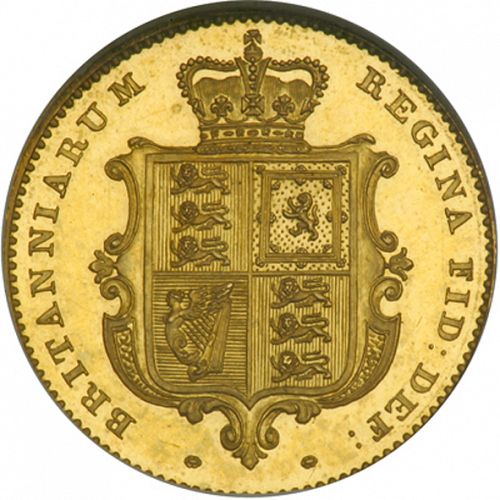 Half Sovereign Reverse Image minted in UNITED KINGDOM in 1839 (1837-01  -  Victoria)  - The Coin Database