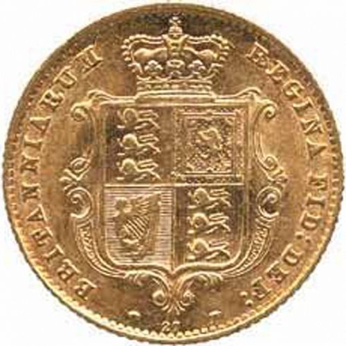 Half Sovereign Reverse Image minted in UNITED KINGDOM in 1864 (1837-01  -  Victoria)  - The Coin Database