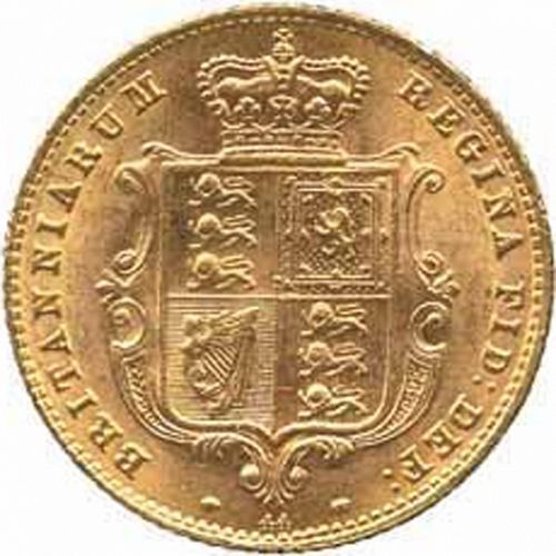 Half Sovereign Reverse Image minted in UNITED KINGDOM in 1870 (1837-01  -  Victoria)  - The Coin Database