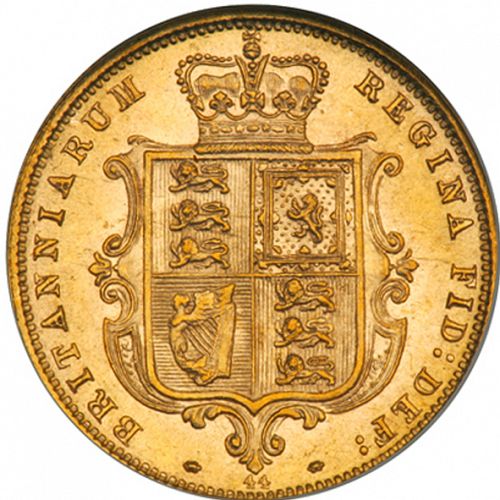 Half Sovereign Reverse Image minted in UNITED KINGDOM in 1874 (1837-01  -  Victoria)  - The Coin Database