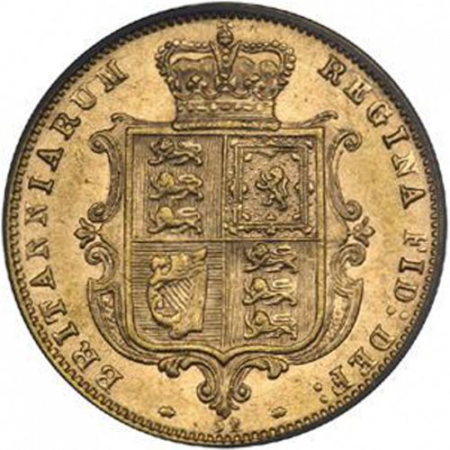 Half Sovereign Reverse Image minted in UNITED KINGDOM in 1876 (1837-01  -  Victoria)  - The Coin Database
