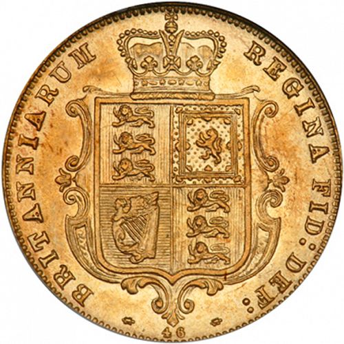 Half Sovereign Reverse Image minted in UNITED KINGDOM in 1878 (1837-01  -  Victoria)  - The Coin Database