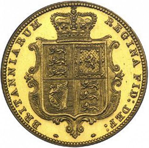 Half Sovereign Reverse Image minted in UNITED KINGDOM in 1887 (1837-01  -  Victoria)  - The Coin Database