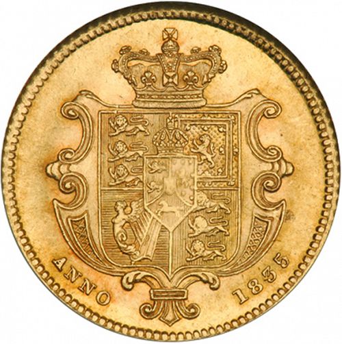 Half Sovereign Reverse Image minted in UNITED KINGDOM in 1835 (1830-37 - William IV)  - The Coin Database