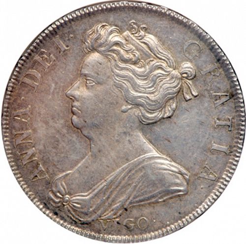 Halfcrown Obverse Image minted in UNITED KINGDOM in 1703 (1701-14 - Anne)  - The Coin Database