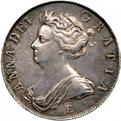 Halfcrown Obverse Image minted in UNITED KINGDOM in 1707 (1701-14 - Anne)  - The Coin Database