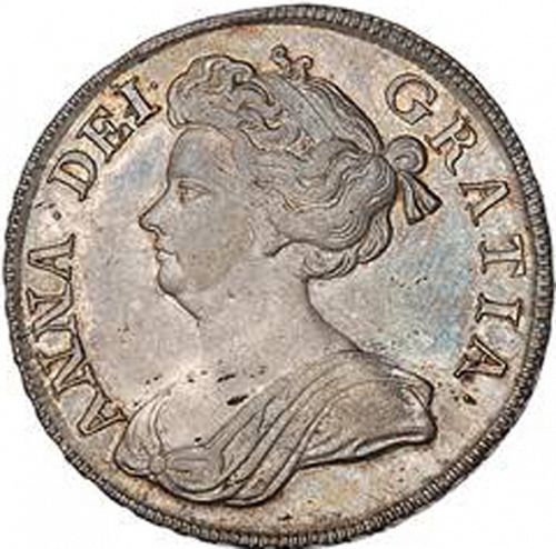 Halfcrown Obverse Image minted in UNITED KINGDOM in 1713 (1701-14 - Anne)  - The Coin Database