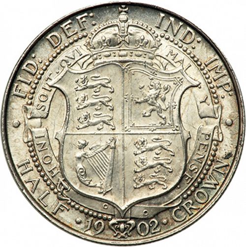 Halfcrown Reverse Image minted in UNITED KINGDOM in 1902 (1902-10 - Edward VII)  - The Coin Database