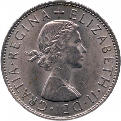 Halfcrown Obverse Image minted in UNITED KINGDOM in 1967 (1953-70  -  Elizabeth II)  - The Coin Database