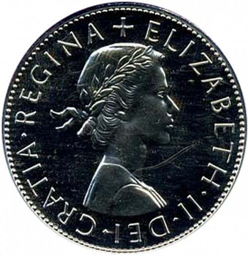 Halfcrown Obverse Image minted in UNITED KINGDOM in 1970 (1953-70  -  Elizabeth II)  - The Coin Database
