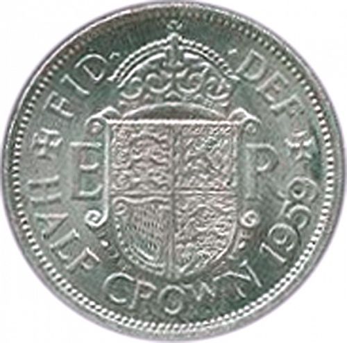 Halfcrown Reverse Image minted in UNITED KINGDOM in 1959 (1953-70  -  Elizabeth II)  - The Coin Database