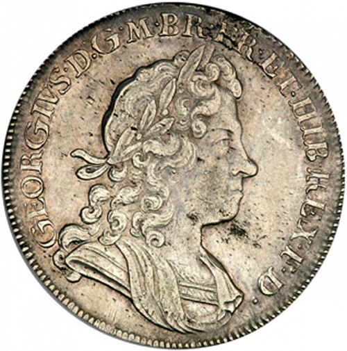Halfcrown Obverse Image minted in UNITED KINGDOM in 1720 (1714-27 - George I)  - The Coin Database