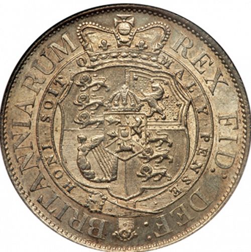 Halfcrown Reverse Image minted in UNITED KINGDOM in 1817 (1760-20 - George III - New coinage)  - The Coin Database