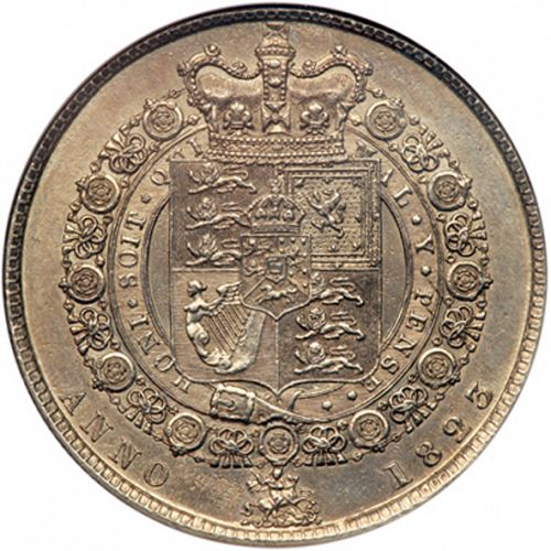 Halfcrown Reverse Image minted in UNITED KINGDOM in 1823 (1820-30 - George IV)  - The Coin Database