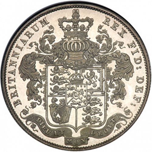 Halfcrown Reverse Image minted in UNITED KINGDOM in 1826 (1820-30 - George IV)  - The Coin Database