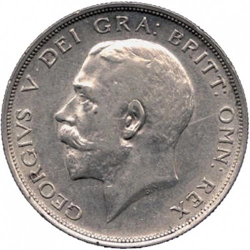Halfcrown Obverse Image minted in UNITED KINGDOM in 1914 (1910-36  -  George V)  - The Coin Database