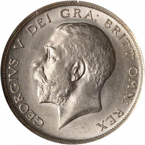 Halfcrown Obverse Image minted in UNITED KINGDOM in 1917 (1910-36  -  George V)  - The Coin Database