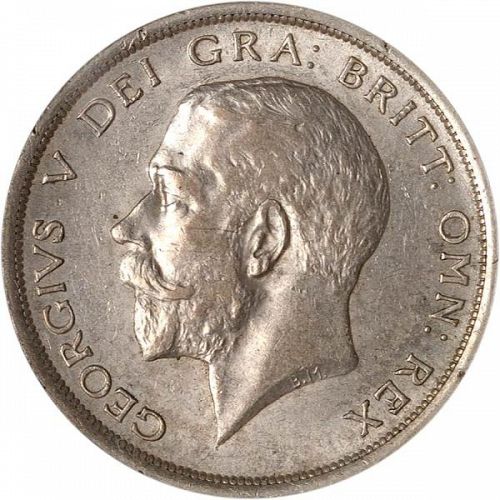 Halfcrown Obverse Image minted in UNITED KINGDOM in 1919 (1910-36  -  George V)  - The Coin Database