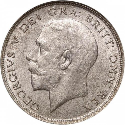 Halfcrown Obverse Image minted in UNITED KINGDOM in 1920 (1910-36  -  George V)  - The Coin Database