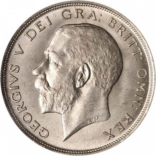 Halfcrown Obverse Image minted in UNITED KINGDOM in 1922 (1910-36  -  George V)  - The Coin Database