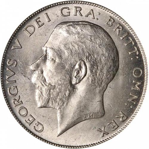 Halfcrown Obverse Image minted in UNITED KINGDOM in 1923 (1910-36  -  George V)  - The Coin Database