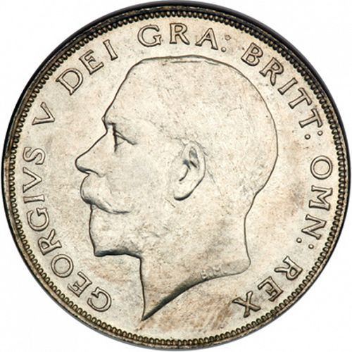 Halfcrown Obverse Image minted in UNITED KINGDOM in 1925 (1910-36  -  George V)  - The Coin Database