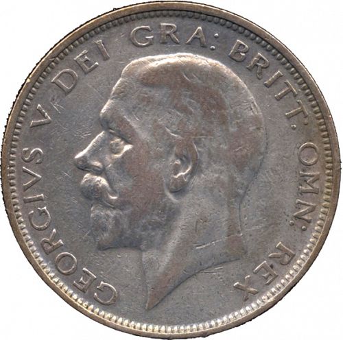 Halfcrown Obverse Image minted in UNITED KINGDOM in 1927 (1910-36  -  George V)  - The Coin Database