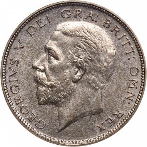 Halfcrown Obverse Image minted in UNITED KINGDOM in 1927 (1910-36  -  George V)  - The Coin Database
