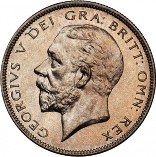 Halfcrown Obverse Image minted in UNITED KINGDOM in 1933 (1910-36  -  George V)  - The Coin Database