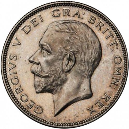 Halfcrown Obverse Image minted in UNITED KINGDOM in 1934 (1910-36  -  George V)  - The Coin Database