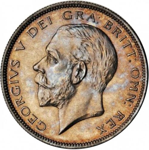 Halfcrown Obverse Image minted in UNITED KINGDOM in 1935 (1910-36  -  George V)  - The Coin Database