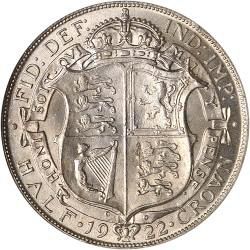 Halfcrown Reverse Image minted in UNITED KINGDOM in 1922 (1910-36  -  George V)  - The Coin Database