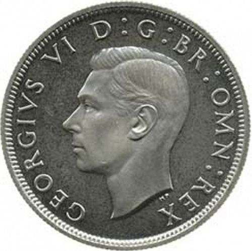 Halfcrown Obverse Image minted in UNITED KINGDOM in 1938 (1937-52 - George VI)  - The Coin Database