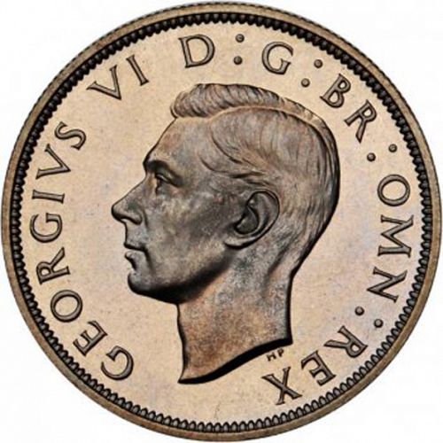 Halfcrown Obverse Image minted in UNITED KINGDOM in 1939 (1937-52 - George VI)  - The Coin Database
