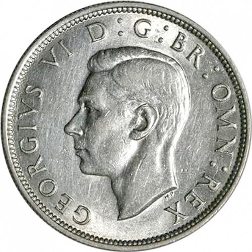 Halfcrown Obverse Image minted in UNITED KINGDOM in 1940 (1937-52 - George VI)  - The Coin Database