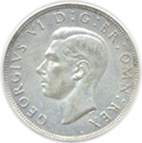 Halfcrown Obverse Image minted in UNITED KINGDOM in 1944 (1937-52 - George VI)  - The Coin Database