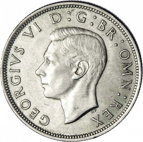 Halfcrown Obverse Image minted in UNITED KINGDOM in 1946 (1937-52 - George VI)  - The Coin Database